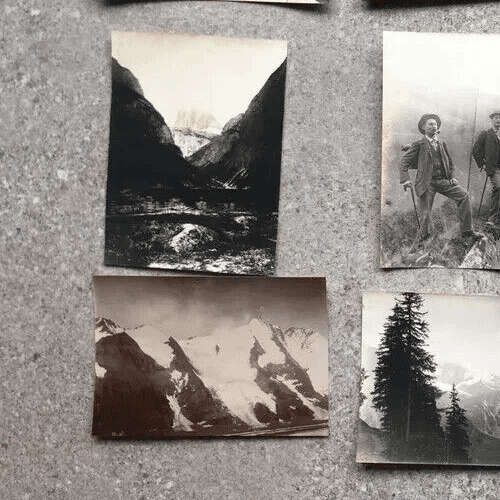 Vintage Photographs Lot x9 Mountain Landscape 1902 image 5