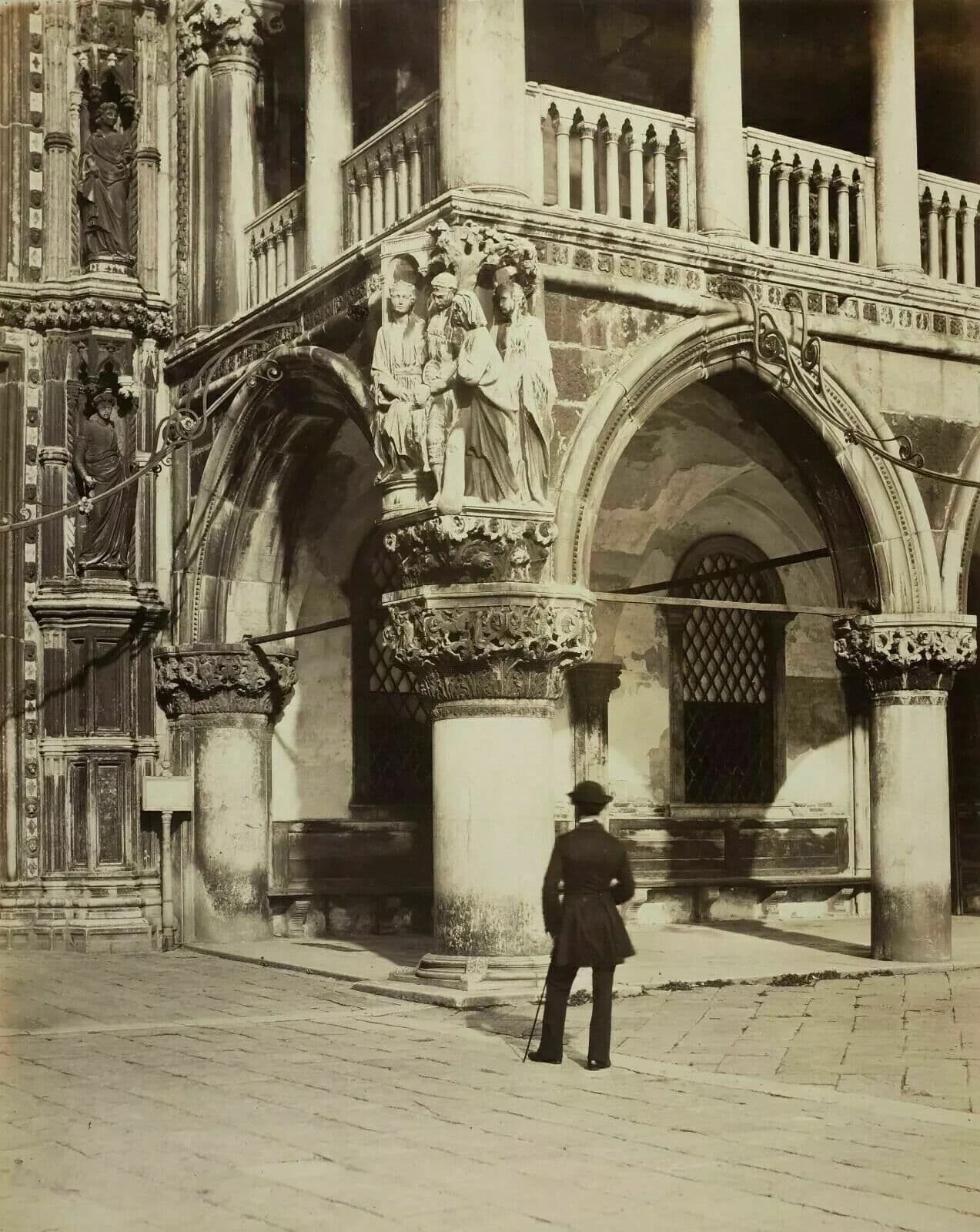 Original Carlo PONTI (1820-1893) Ducal Palace, Venice 1865 Photography image 4