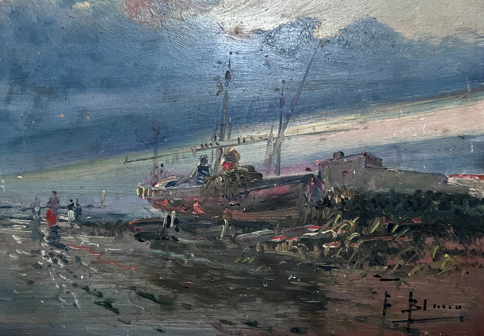 Maritime Painting by Francisco BLASCO (?-1864)