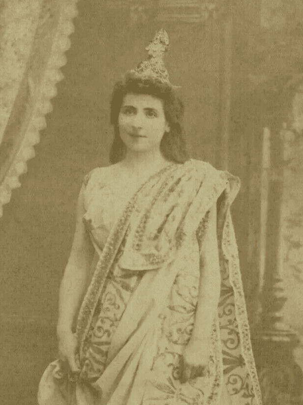 Cabinet Card Photographs Eug.Fontaine - Actrice Opera Portrait c. 1870 image 2