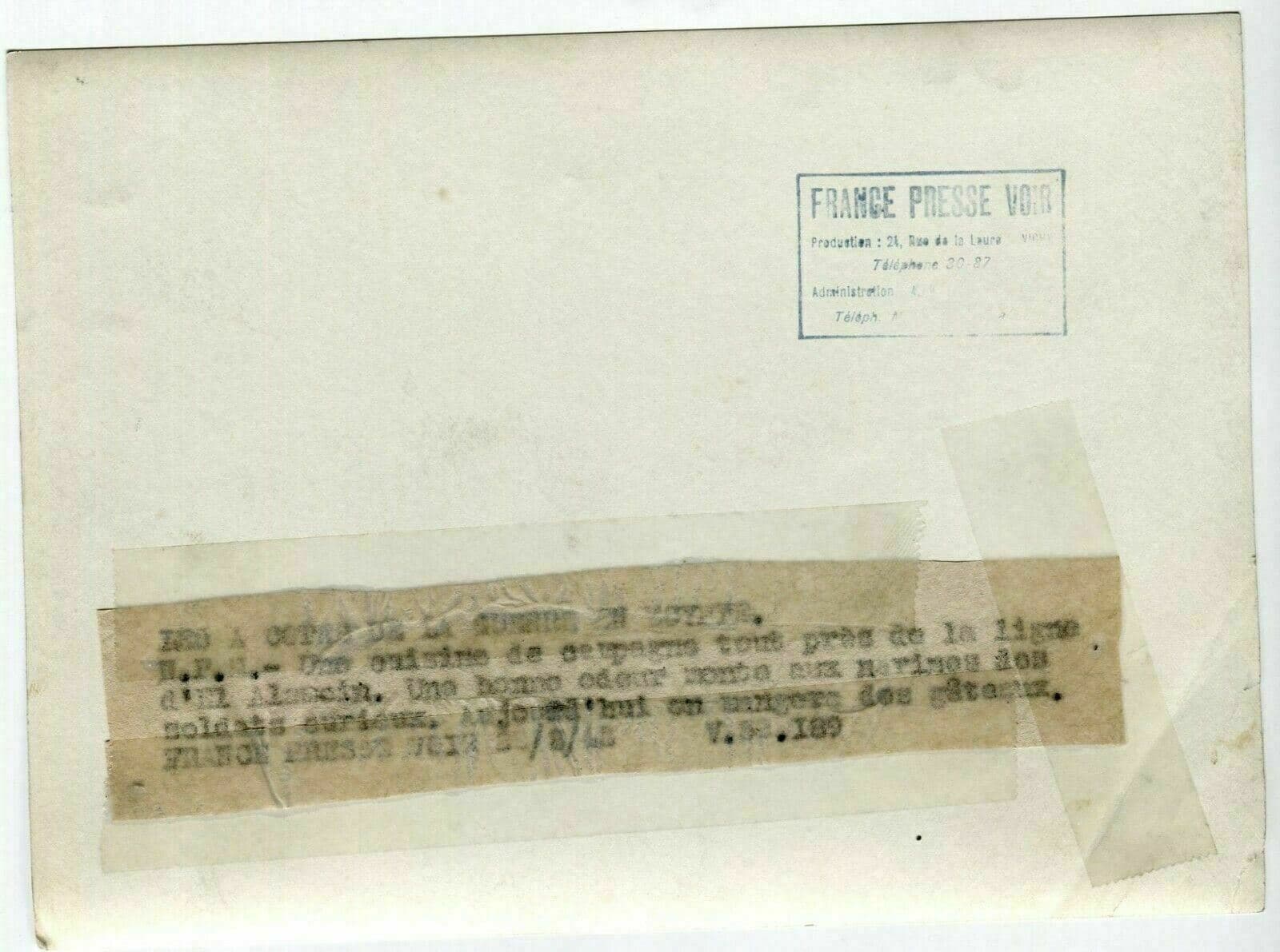 Vintage Photographs FRANCE PRESSE War in Egypt WWII 1943 image 3