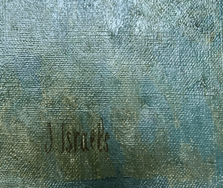 Antique Painting Landscape attrib Jozef ISRAELS (1824-1911) image 3