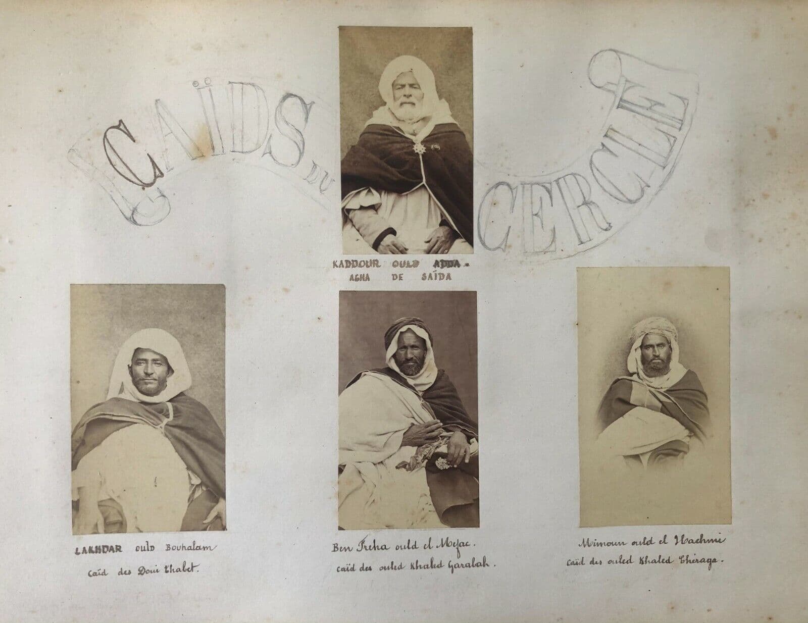 Vintage Photographs Antique Album 1885 Orientalism, Biskra, Algeria, Landscape image 4