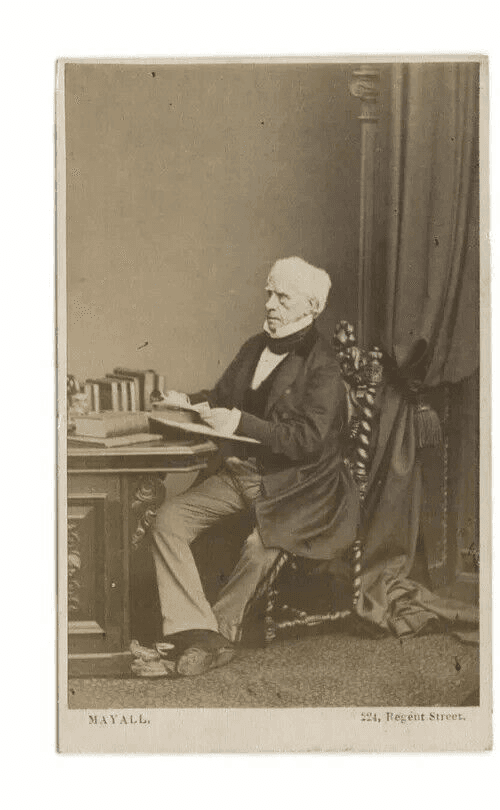 CDV Vintage Photographs MAYALL Lord Henry Peter Brougham, Politic c. 1870 image 1