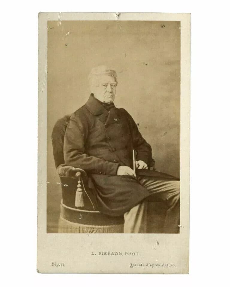 Antique CDV Vintage Photographs L. PIERSON - Duc Pasquier c. 1870 image 4