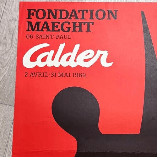Vintage Poster Original Fondation Maeght - Alexander Calder 1969 image 5
