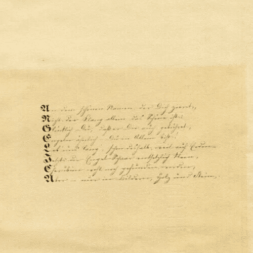 Antique Manuscript Hermann Zorn Letter Papers Poem Old Original image 5