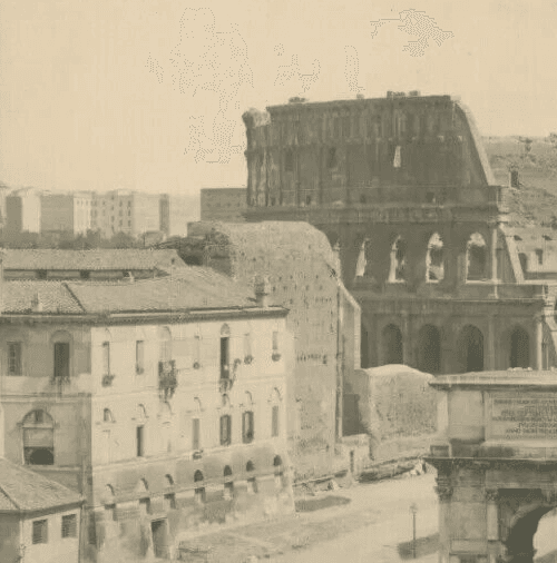 Vintage Photographs Landscape Colosseum, Roma, Italy circa 1900 image 3