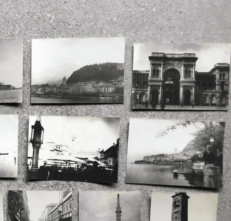 Vintage Photographs Lot x15 Italy Landscape, Milan Cityview 1902 image 4