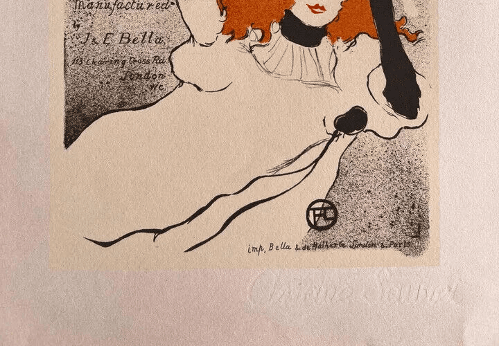 Vintage Mourlot Print Confetti by Toulouse-Lautrec / Andre Sauret 1950 image 4