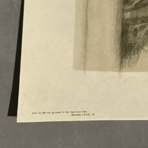 Vintage Lithography Abel Pfeffermann PANN (1883-1963) Bible, Geneva image 3