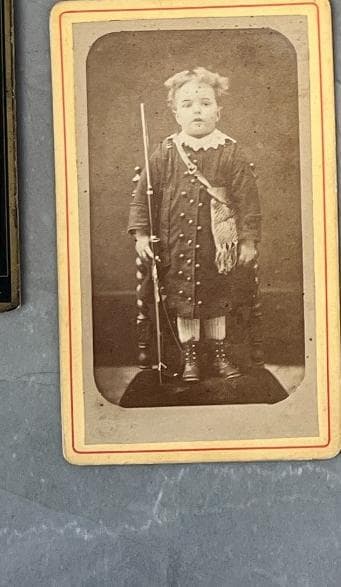 Lot of 10 Antique CDV Photos - 19th Century Children & Young Adults image 9