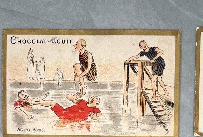 Set of 6 Antique Trade Cards - 19th Century Advertising Illustrations image 4