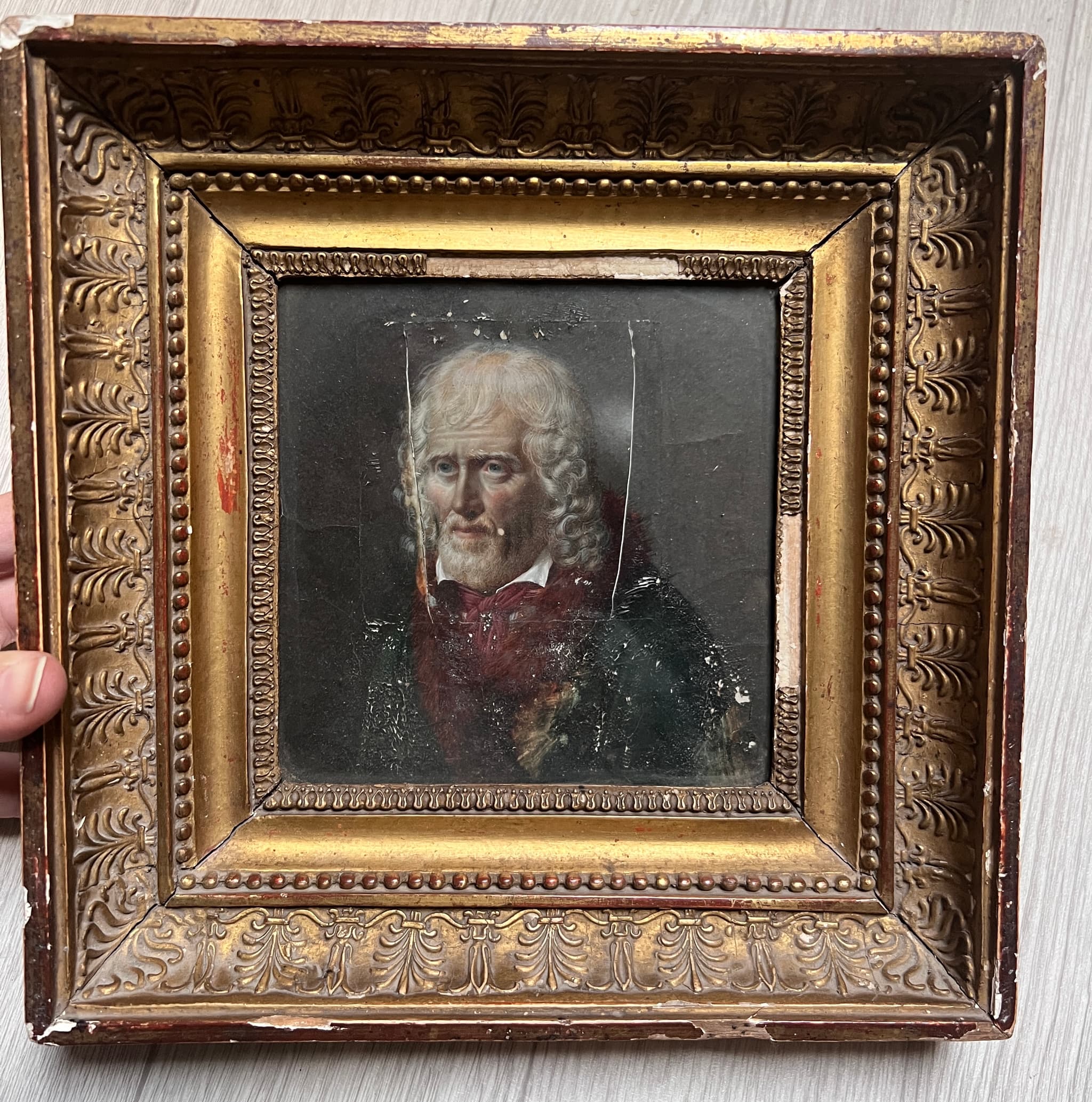 Miniature Painting Man Portrait around DE BOISSIEU(1736-1810) image 2