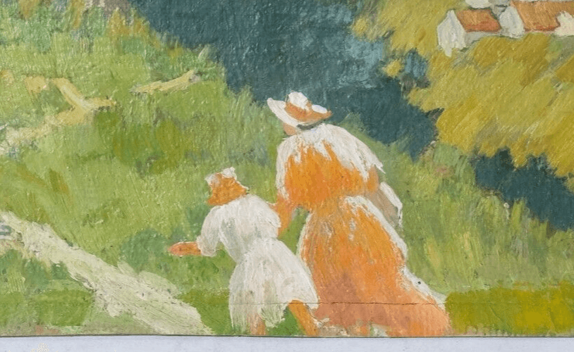 Antique Original Painting Nicolas SOROKINE (XIX-XX) Landscape image 3
