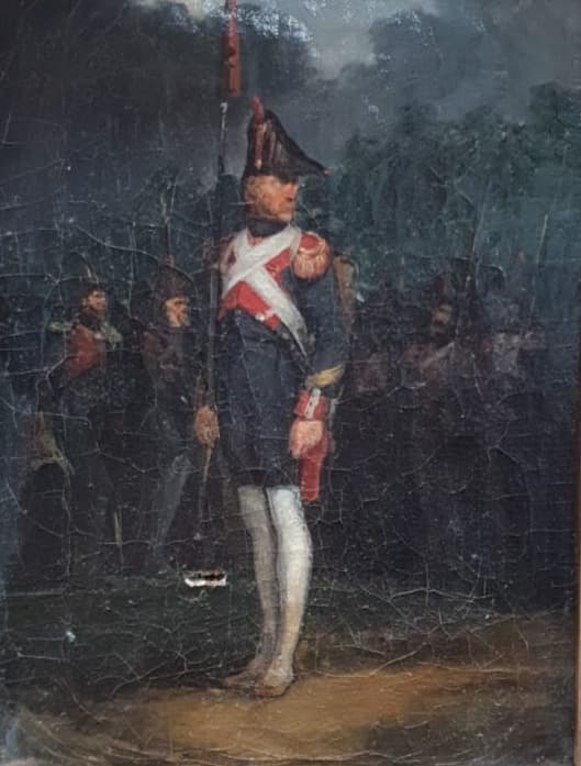 Painting Military Man by Jean-Louis GUDIN (1799-1823) image 1