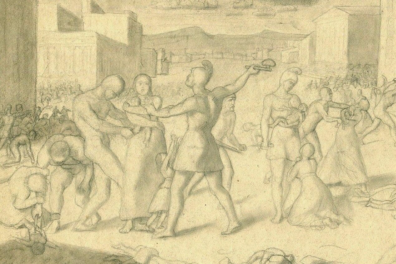 Drawing Massacre of the Innocents 1834 Original image 1