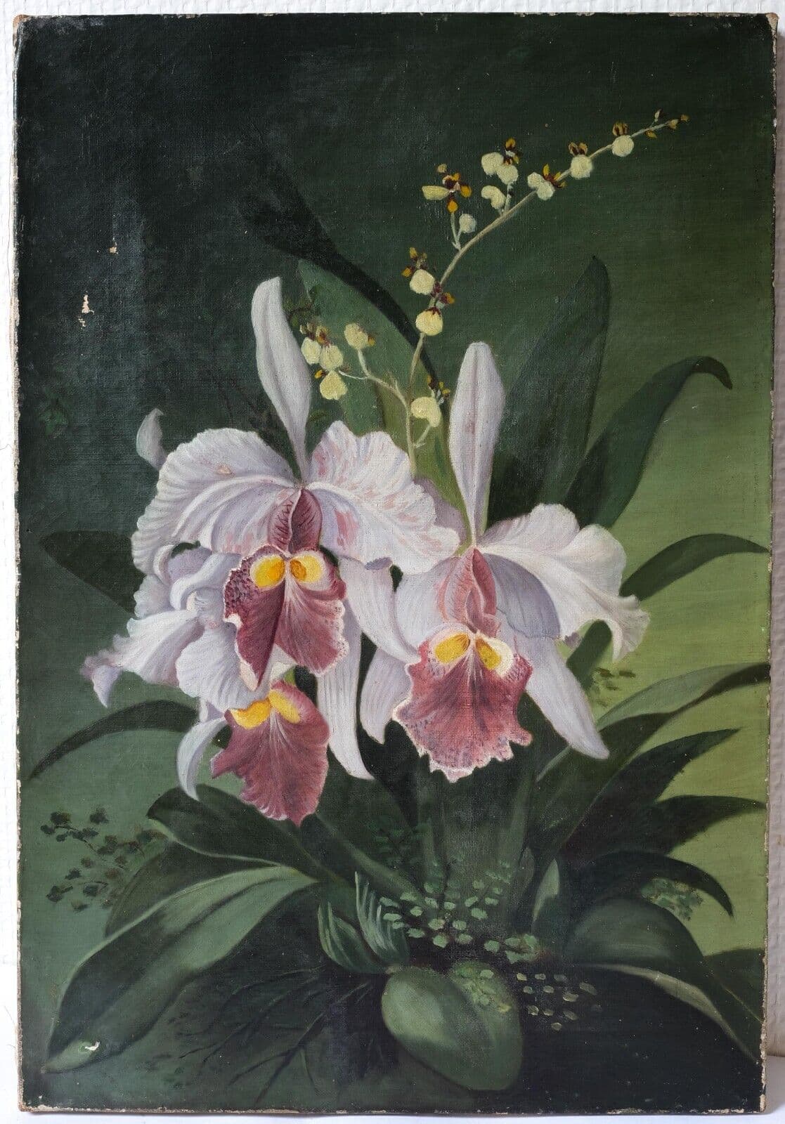 Painting Orchids Flowers, Still Life Bouquet image 2