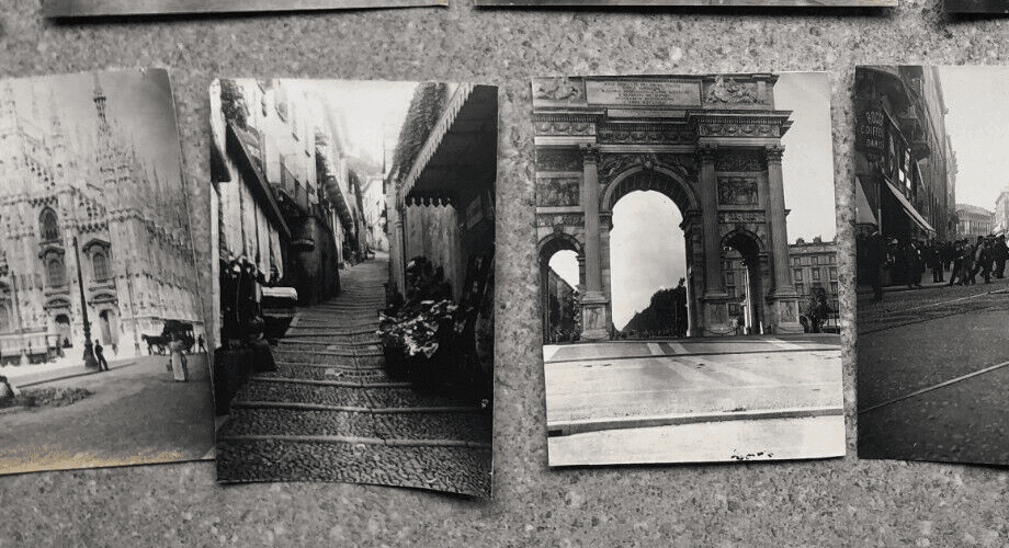 Vintage Photographs Lot x15 Italy Landscape, Milan Cityview 1902 image 2