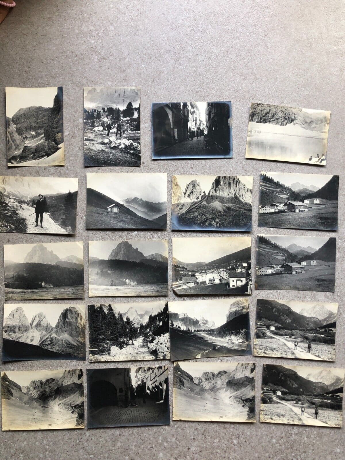 Vintage Photographs Lot x20 Mountain Landscape and People 1902 image 2