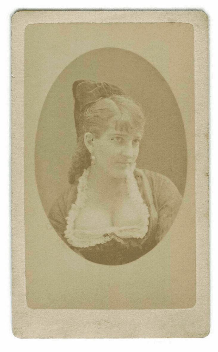 CDV Vintage Photographs - Marthe Dupuis - OPERA c. 1870 image 1
