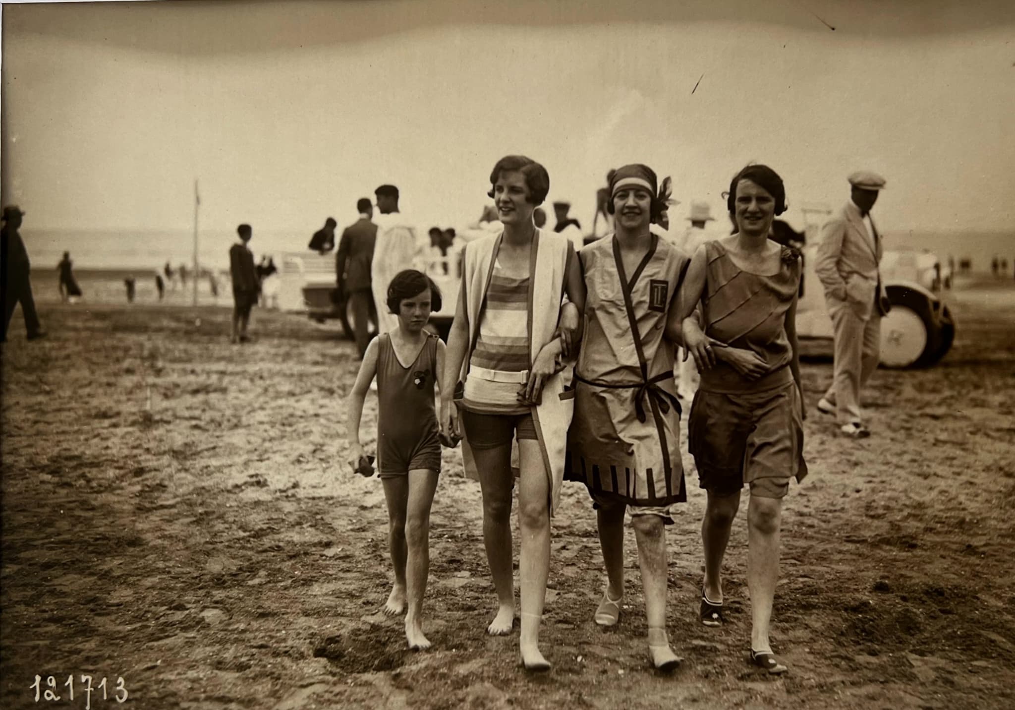 Beach Time in Deauville in 1920 image 1