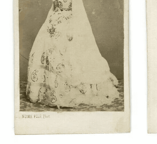 CDV Vintage Photographs NUMA FILS - Alice Theric, Opera Albumen c. 1864 image 2