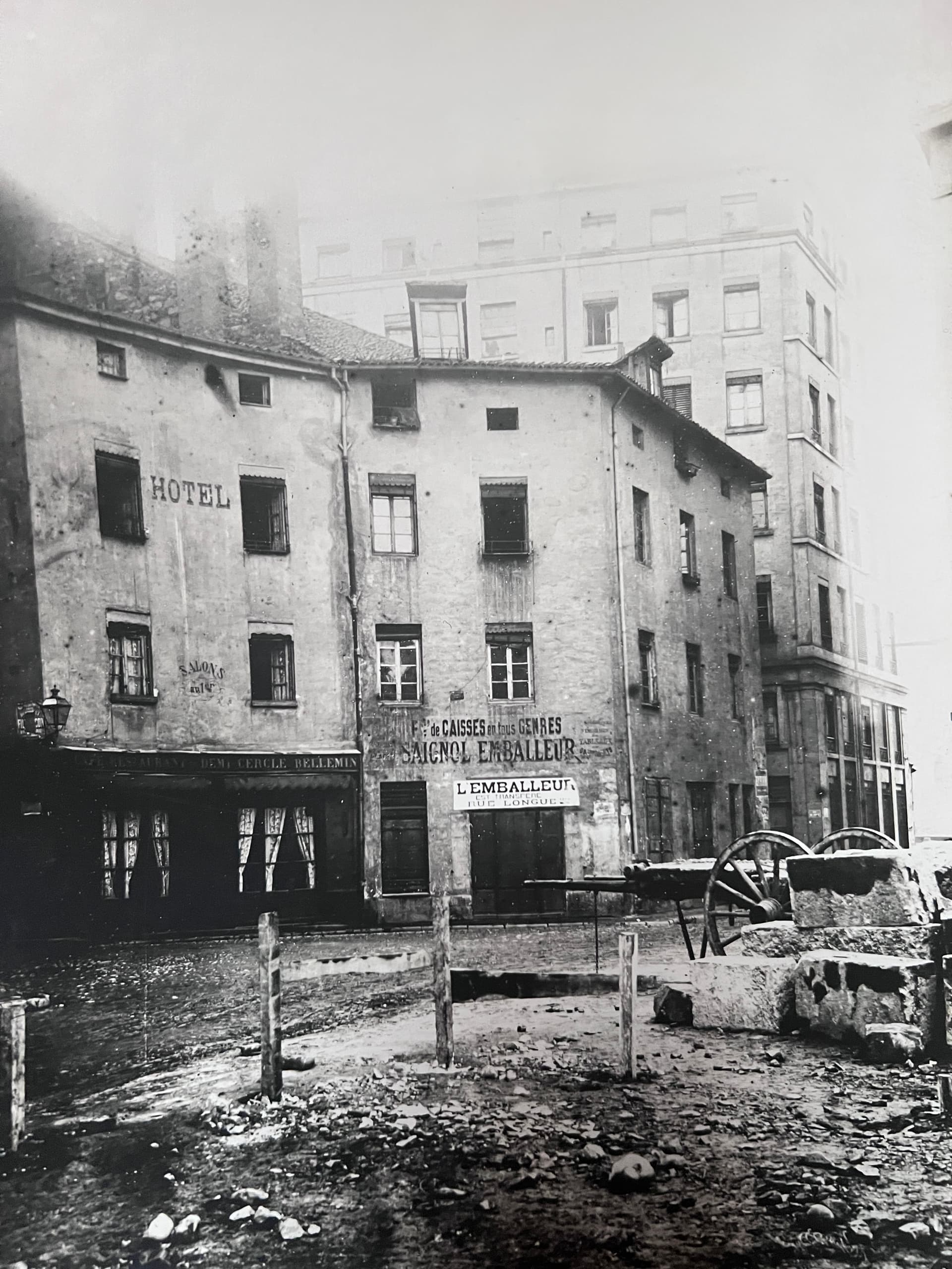 Empty Lyon's Street circa 1900