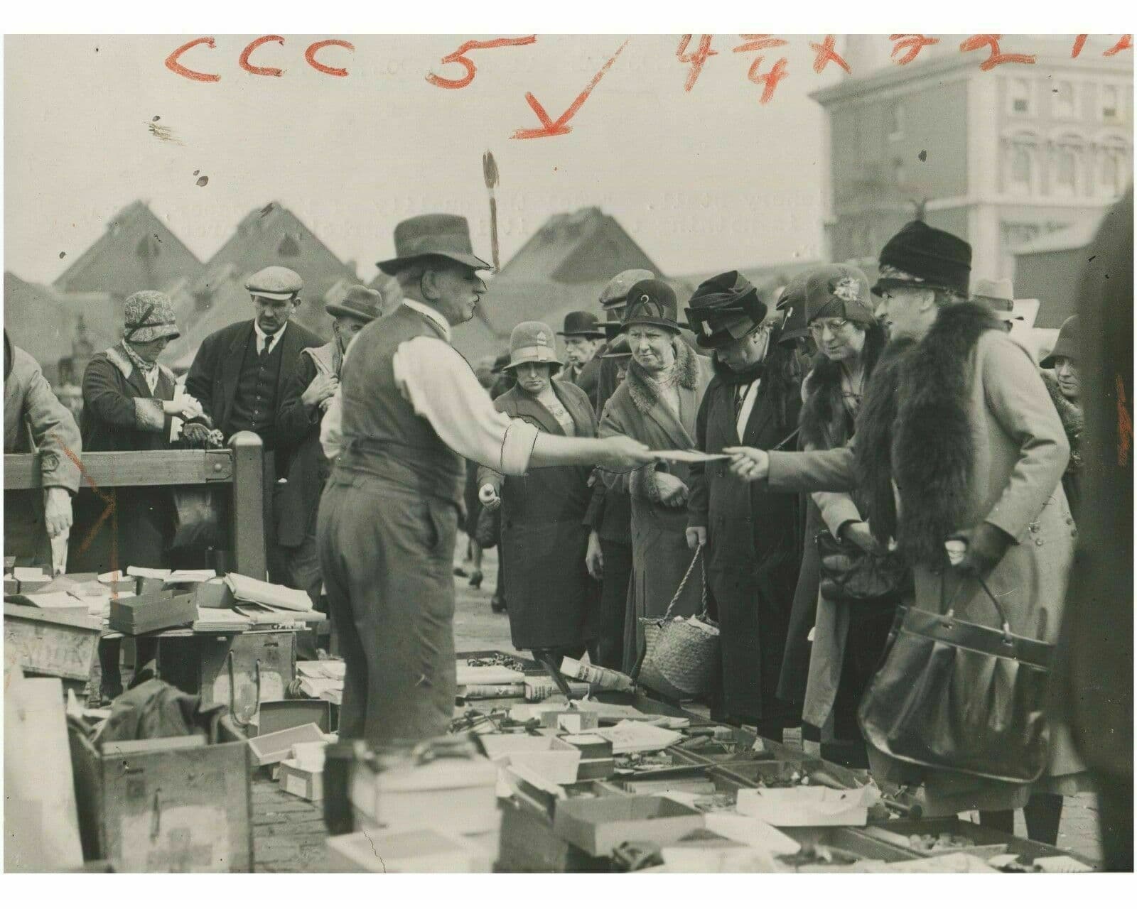 Photography Caledonian Market, London, Advertising c. 1930 image 1