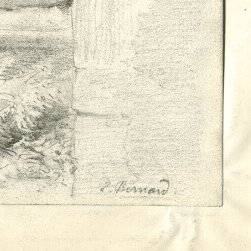 Vintage Pencil Drawings Houses, Trees, Buildings, Landscape x2 image 7