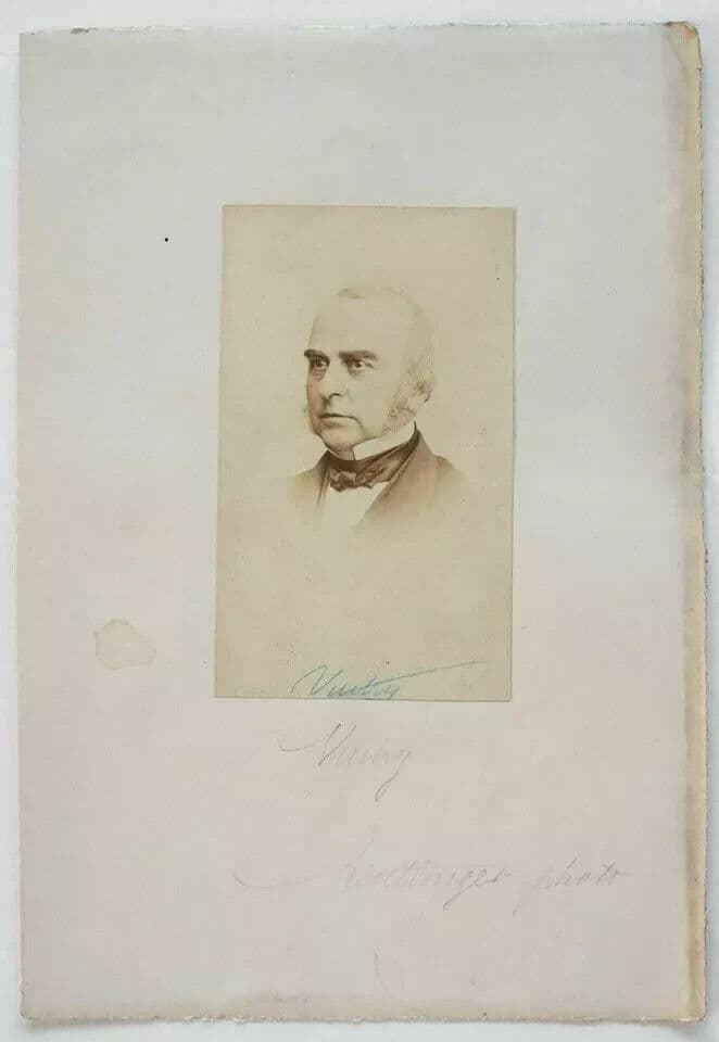 CDV Vintage Photographs CHARLES REUTLINGER - Lawyer Adolphe Vuitry c. 1870 image 6