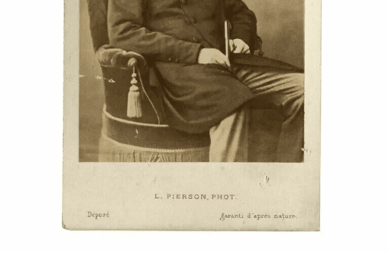 Antique CDV Vintage Photographs L. PIERSON - Duc Pasquier c. 1870 image 2