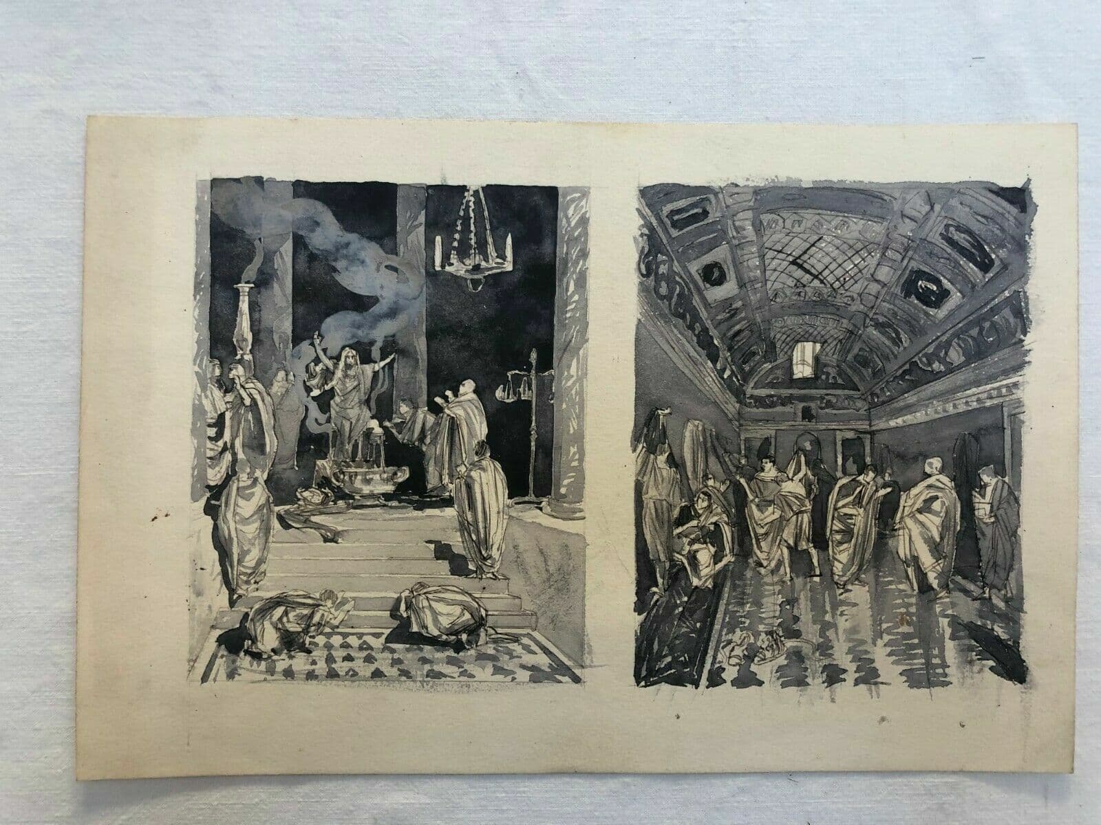 Drawing Mythology Scene de Genre, Figures image 3