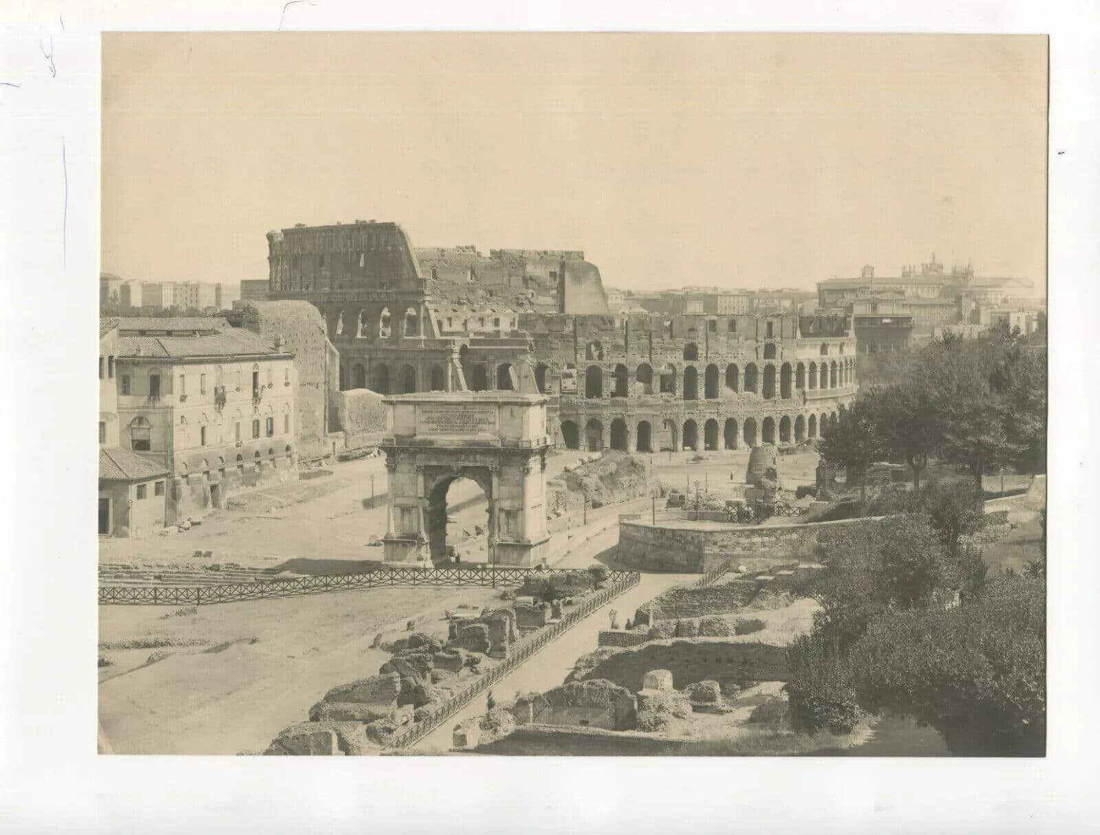Vintage Photographs Landscape Colosseum, Roma, Italy circa 1900 image 7