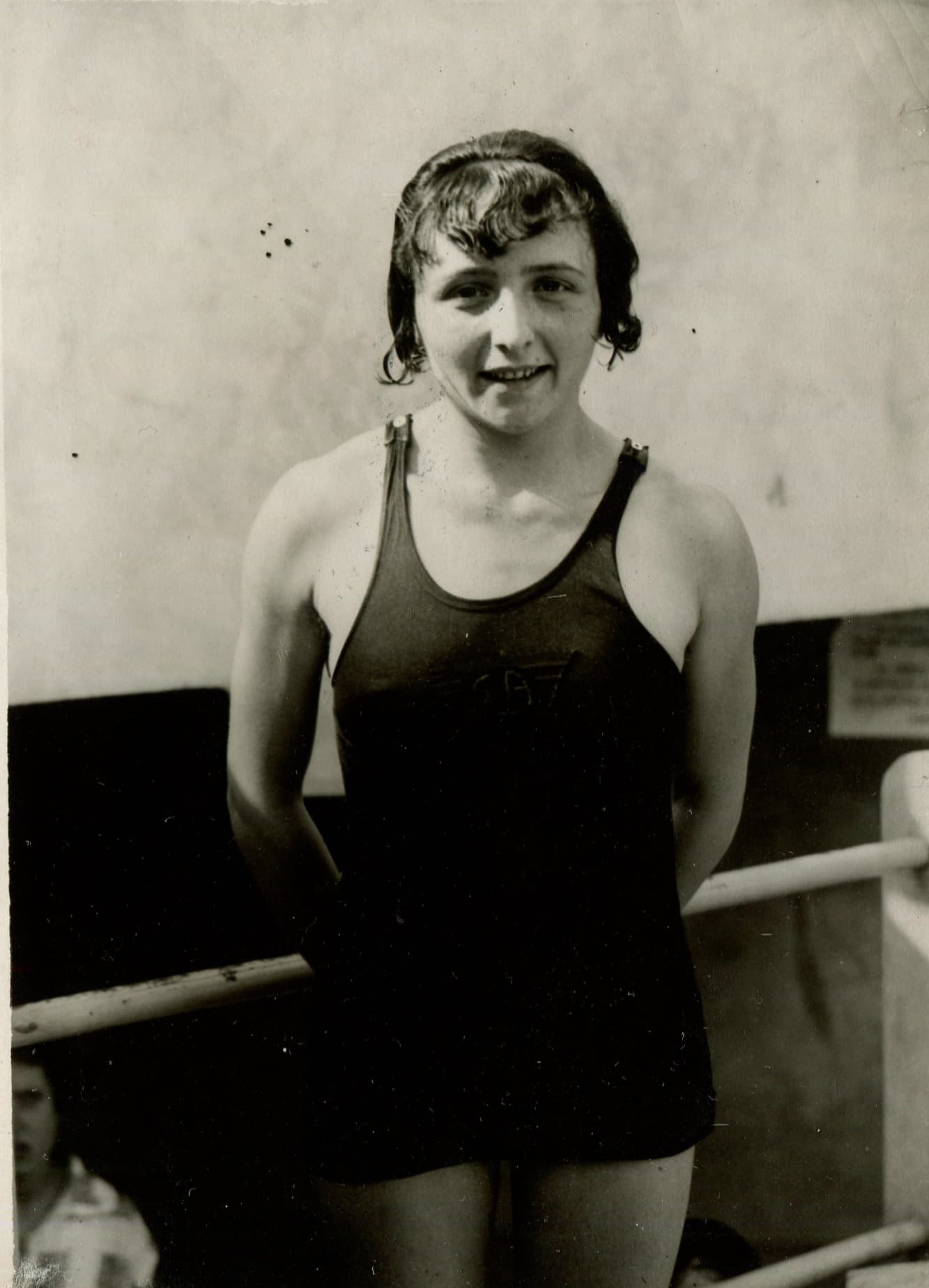 Young Girl with Swimming Bath 1920