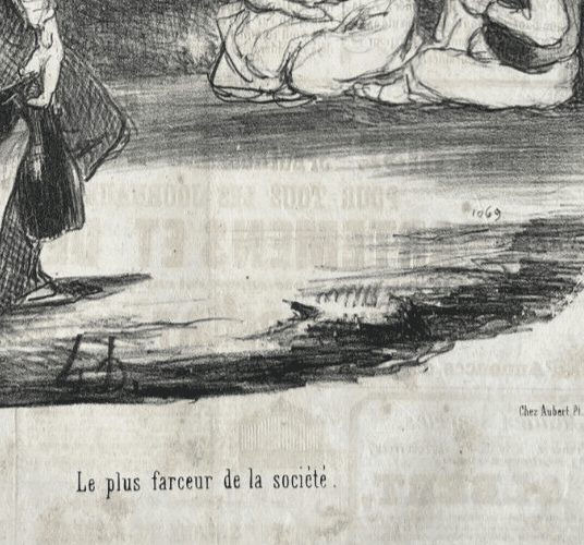 Antique Print 19th century Daumier, Tout ce qu'on voudra, Farceur image 5