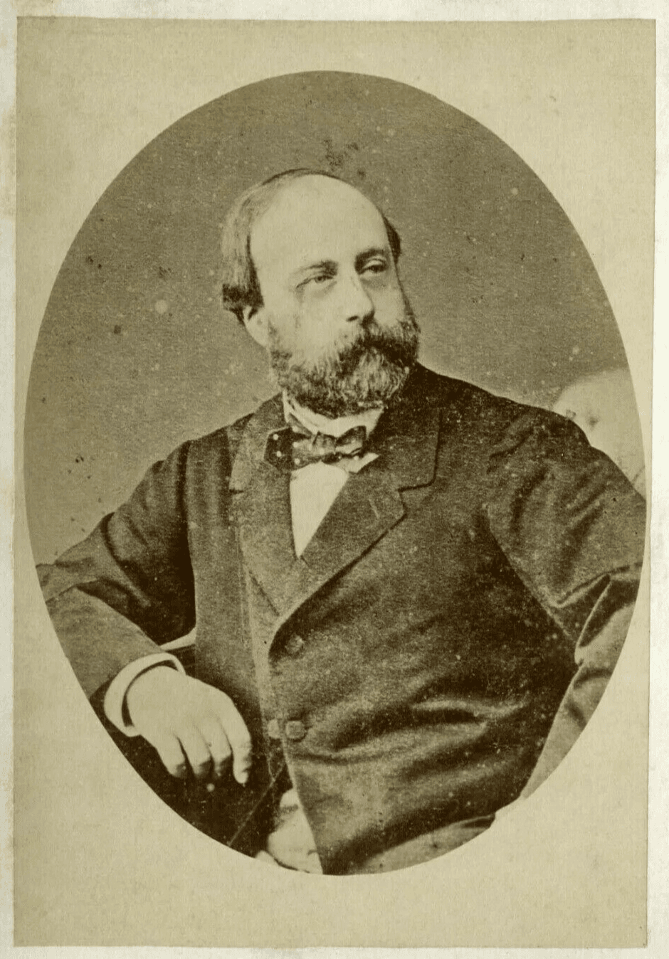 CDV Photograph J.ROUMANILLE Comte de Chambord - Cabinet Card c .1880 image 3