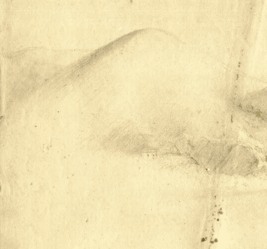 Antique Original Pencil Drawing 19th century Mountain Sketches Artwork image 3