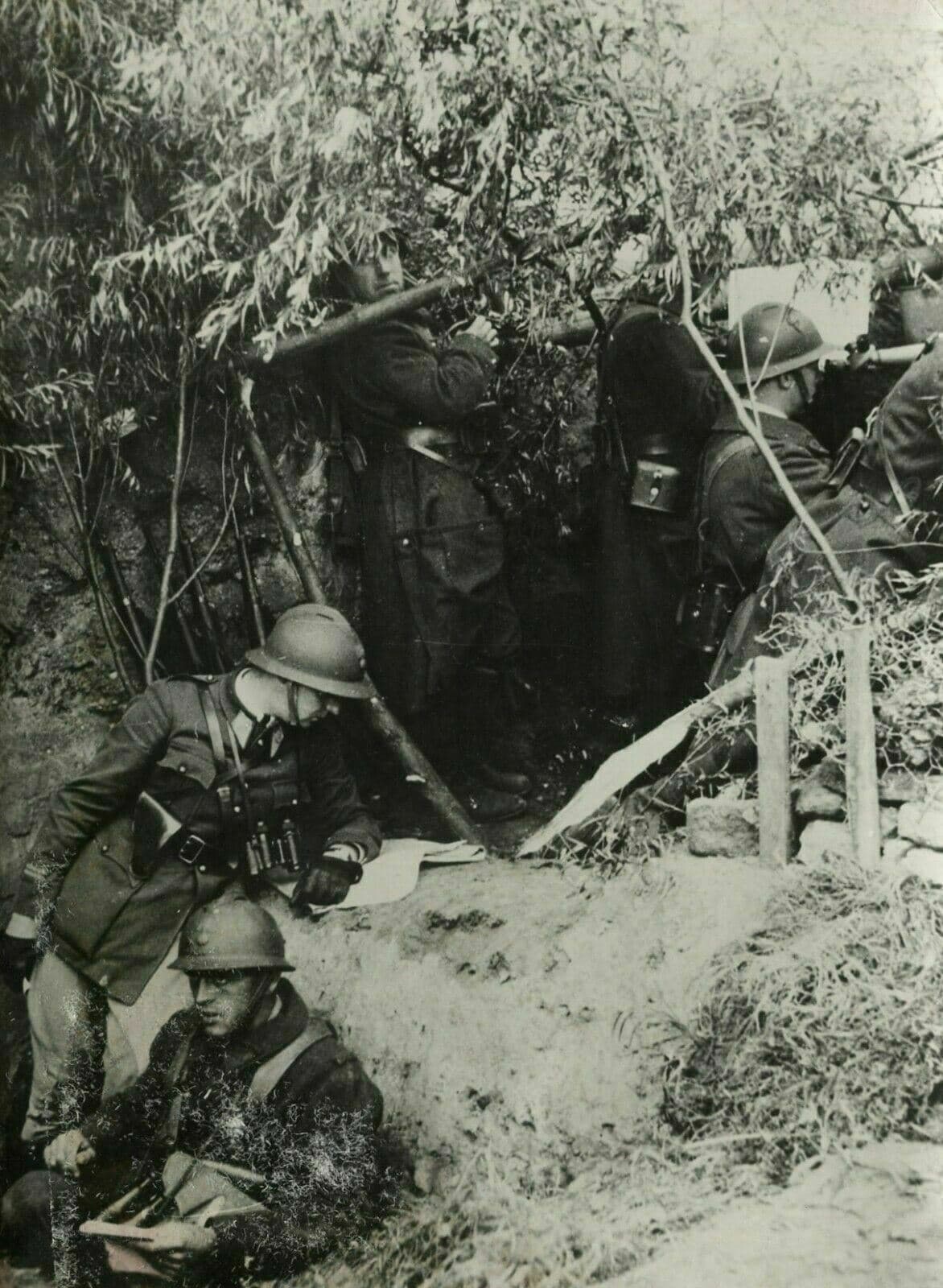 Vintage Photographs FRANCE PRESSE - Observatory on the front WWII 08.10.1939