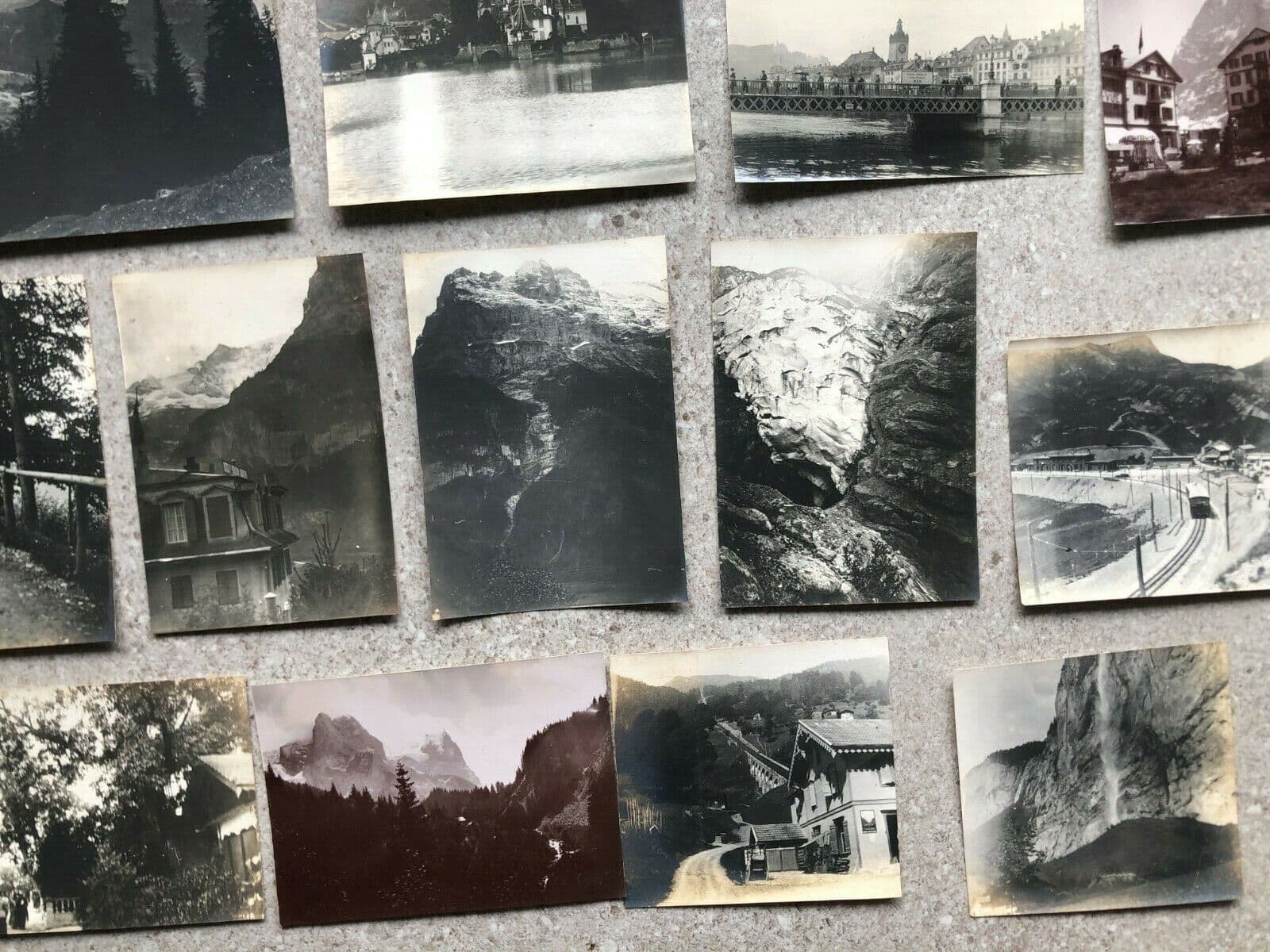 Vintage Photographs Lot x22 Eiger, Fiescherhorn, Wetterhorn, Alpnach 1902 image 6