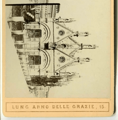 Vintage Stereoview Photo Giacomo BROGI - Pisa. S.Maria della Spina c. 1870 image 5