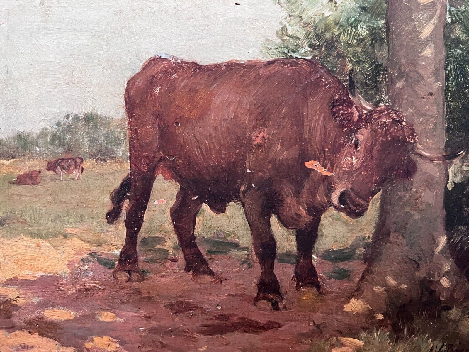 Painting Landscape with Bull image 1