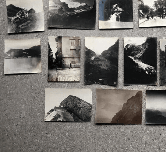 Vintage Photographs Lot x21 Mountain Landscape and People 1902 image 9