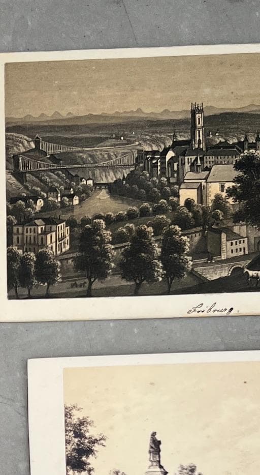 Antique Carte de Visite Collection – 19th Century Landscape Prints – Set of 5 image 3