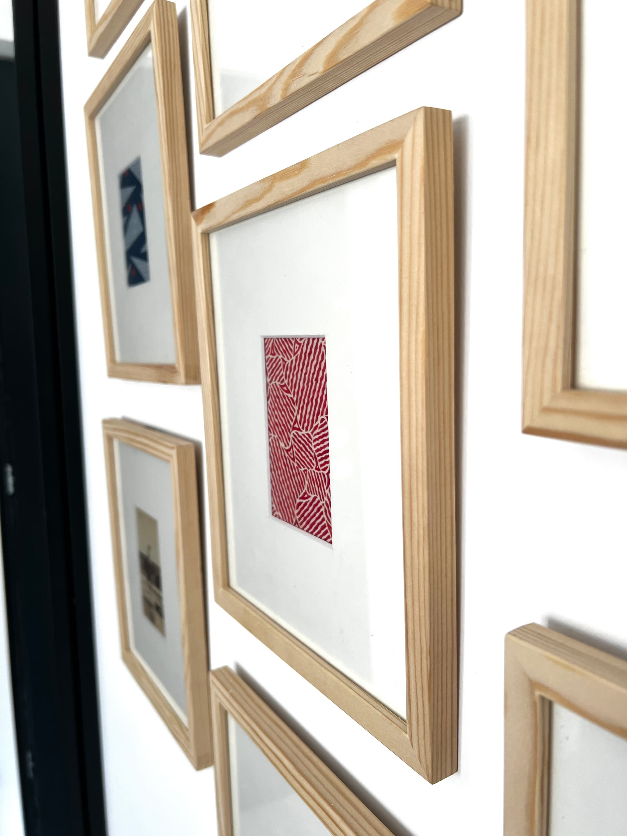 The Red Sparkles Design Original Textile Drawing image 3
