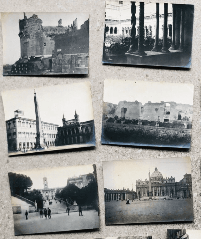 Vintage Photographs Lot x17 Roma, Vatican Cityviews, Italy Landscapes 1902