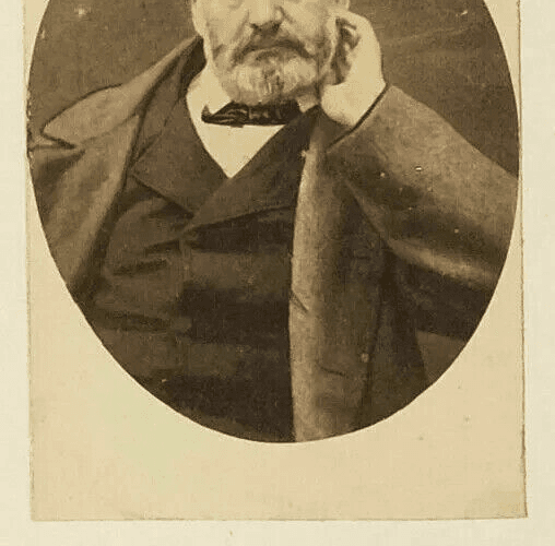 CDV Photographs Vintage PIERRE PETIT - Portrait of Victor Hugo c1865 image 3