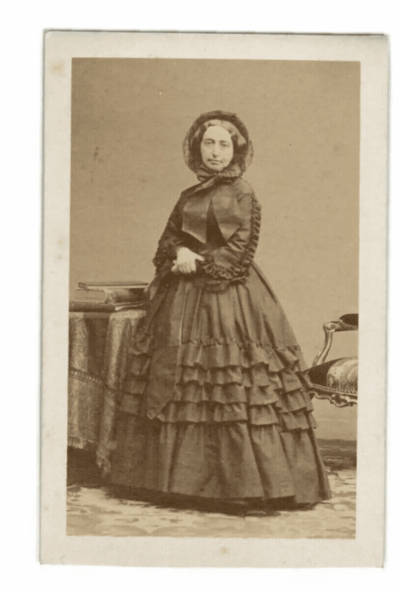 DISDERI CDV Photograph Duchess of Uzes, photo, Albumen, vintage 1870 image 1