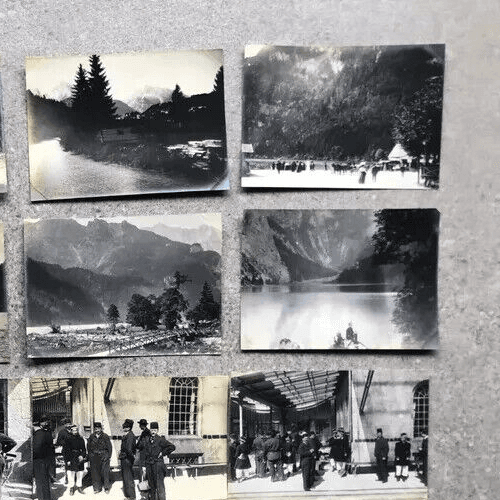 Vintage Photographs Lot x16 Mountain and People Landscape image 10