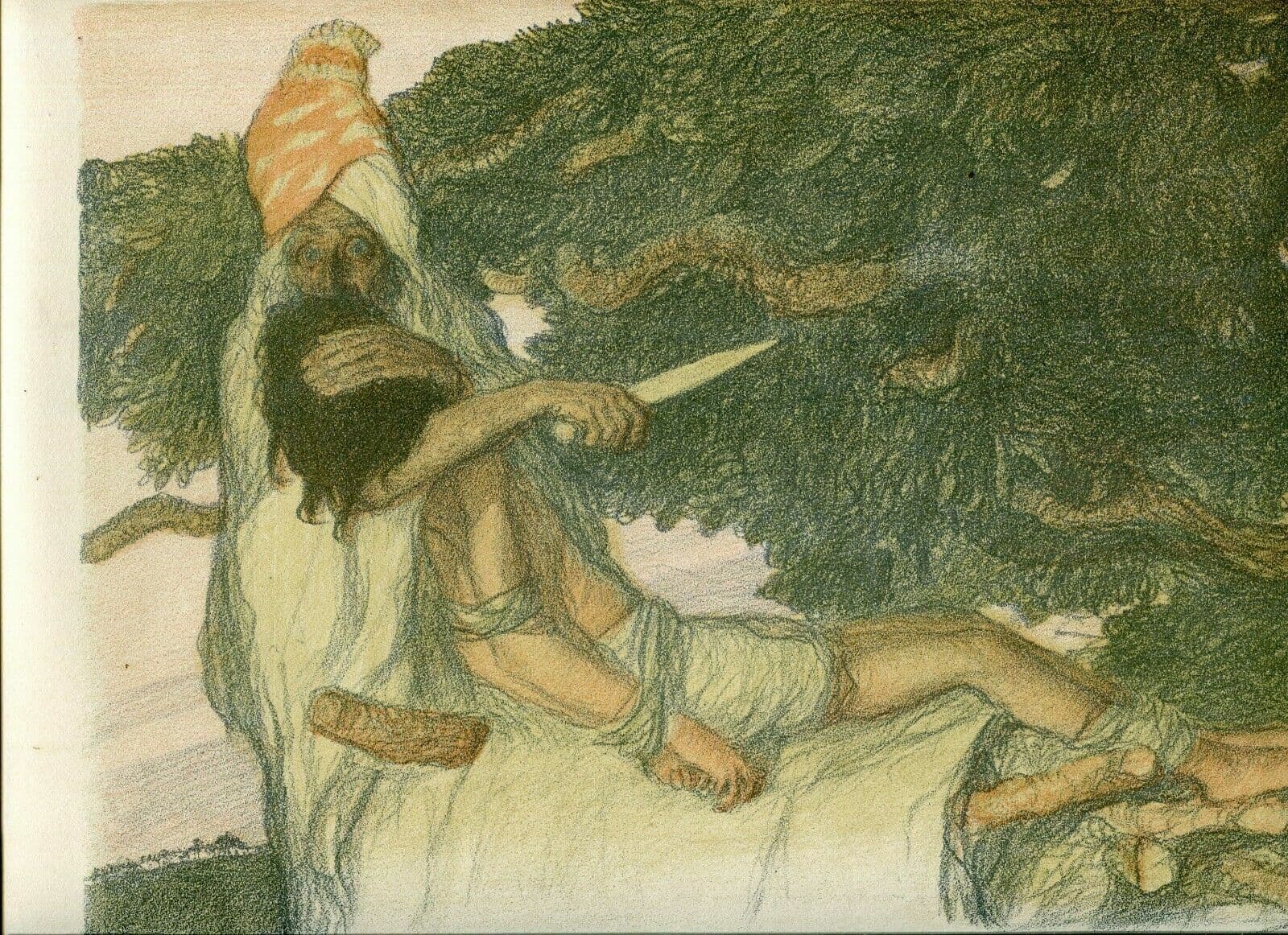 Abel Pfeffermann PANN (1883-1963) - Bible, Isaac, Abraham Lithography image 2
